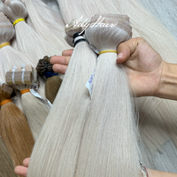 Vente en gros de cheveux Ady Premium 100% naturels vierges en vrac, extensions de cheveux vietnamiennes saines et naturelles, fournisseur d'usine 2025