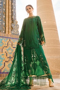 2023 diseñador inspirado paquistaní indio Bollywood vestido de novia ropa de fiesta Salwar Kameez hecho de lino de algodón de seda viscosa - Product Image 4