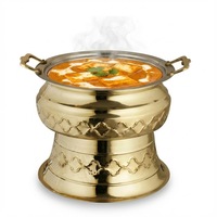Plat de service en laiton de haute qualité pour buffet traiteur, élégant réchaud alimentaire pour hôtel, restaurant, fête, banquet, buffet