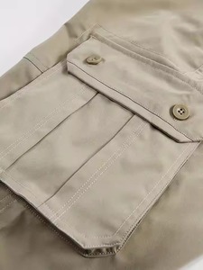 Pantalon cargo pour homme en coton premium, multi-poches, confortable, décontracté, pour l'extérieur et le quotidien, fabricant en gros de vêtements en tricot - Product Image 3