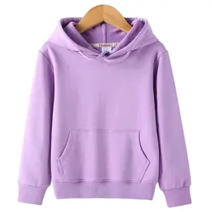 Asian Custom Logo Oversized Sweatshirts Pullover Blank Plain Hoodies Unisex Cotton Custom Men Lotus root purple Hoodies