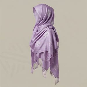 Hijab instantané en jersey pour femmes musulmanes, facile à porter, vente en gros, couleur personnalisée, foulard doux, mode modeste, couvre-chef élégant, châle - Product Image 3
