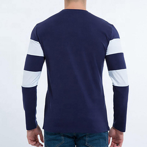 High Quality Custom Men's Full Sleeve Sweatshirt Long-Sleeved Cotton <b>Polyester</b> <b>T</b>-<b>Shirt</b> Waterproof Knitted Weave - Product Image 3