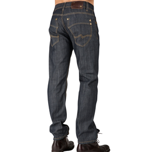 Pantalones Vaqueros de Mezclilla Índigo Crudo para Hombre, Corte Recto Clásico, Peso Medio, Transpirables, Invierno, Impresión 3D, OEM, ODM, Venta al por Mayor - Product Image 5