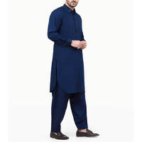 Costume ethnique traditionnel pour homme 2026 – Shalwar Kameez en coton de haute qualité, tissu et taille personnalisés, séchage rapide