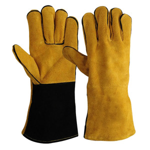 Gants en cuir polyvalents durables avec manchette droite, grip antidérapant et texture lisse pour une protection confortable au travail - Product Image 5