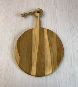 Planche à découper en bois, design 2026, pour la viande, le fromage, les charcuteries, avec poignée, forme rectangulaire - Product Image 3