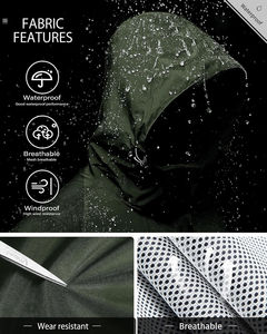 Chaqueta Táctica Impermeable para Hombre, con Capucha, Forro Polar Cálido, para Senderismo, Cómoda, con OEM ODM - Product Image 6