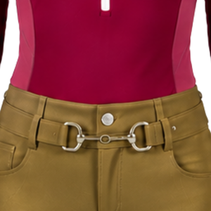Pantalones de Montar a Caballo para Mujer, Color Verde Oliva, Cintura Alta, Elásticos, con Presillas para Cinturón, para Competencia, Entrenamiento y Deportes - Product Image 5