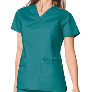 Uniformes Médicos para Mujer, Blusas de Trabajo con Cuello en V, Gran Venta, Calidad Premium, Mejor Diseño - Product Image 5