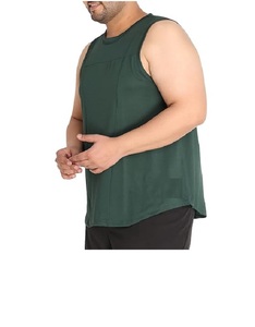 Débardeur noir pour homme, coupe ajustée, en coton confortable, de haute qualité, couleur unie, design personnalisé, pour la musculation et le sport - Product Image 3
