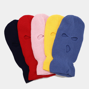 OEM 2026 Premium Quality Full Face 3 Hole Knit Y2K <b>Ski</b> <b>Mask</b> Balaclava Custom Print Embroidery Logo Breathable - Product Image 5