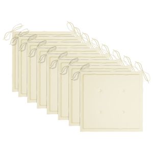 8 pz sedie da pranzo con Patio in legno massello di Acacia con cuscini di alta qualità Set di mobili da esterno - Product Image 4