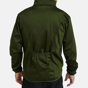 Veste softshell pour homme au design unique, style zippé, tissu 100% polyester, veste softshell pour homme personnalisée, OEM, vente en gros - Product Image 2