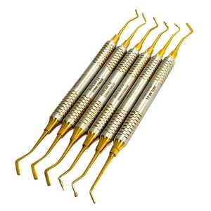 Kit de détartreur manuel dentaire en acier pour l'élimination du tartre, précision améliorée, hygiène buccale optimisée, par Dentavex - Product Image 1