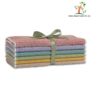 Lingettes de nettoyage en coton écologiques, confortables, durables et luxueuses, taille personnalisée, plusieurs couleurs, usage polyvalent - Product Image 4