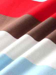 Camisetas de algodón de alta calidad con bloques de color para parejas, populares, sencillas, holgadas, de manga corta, de tejido de punto, para hombre. - Product Image 3