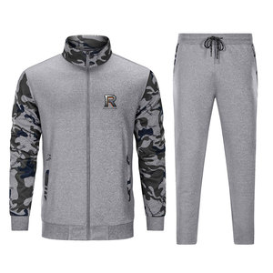 Ensemble de survêtement décontracté pour homme, haut et bas légers pour un usage quotidien, ensemble de survêtement de fitness pour homme en deux pièces - Product Image 1