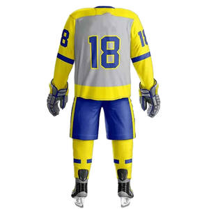 Tenue de hockey sur glace, kit de hockey performant, tissu en maille respirant, évacuation de l'humidité, durable, entraînement, équipement sportif d'équipe - Product Image 2