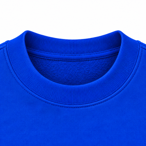 : Phi Beta Sigma <b>Men</b> Royal Blue Crew Neck <b>Sweatshirt</b> with <b>White</b> Greek Letter Graphic Long Sleeve Fleece Pullover Casual - Product Image 5