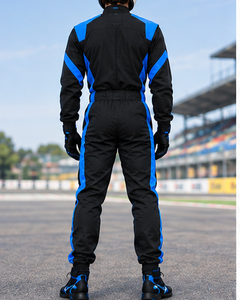 Men's Black Blue Full Sleeve Polyester/Nylon Flame Retardant Quick Dry <b>Waterproof</b> Motorcycle Racing Suit <b>All</b> Seasons Color - Product Image 5
