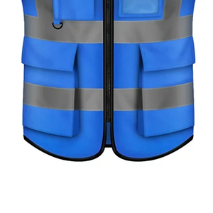 Gilet de sécurité de travail réfléchissant 2026 Premium, imperméable, respirant, 100% coton, multi-poches, haute visibilité, Pakistan - Product Image 5