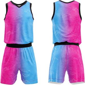 Uniforme de basket-ball fabriqué par une usine professionnelle, vêtements de sport fabriqués en tissu doux, 100% polyester, uniformes de basket-ball en vente - Product Image 1