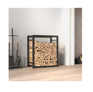 Metal Firewood Rack Garden Outdoor Decor Firewood Storage <b>Log</b> Rack Fireplace with Good Stylish <b>Log</b> Holder - Product Image 2