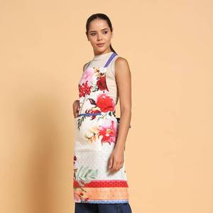 100% Pure Cotton Material Customized Print Sleeveless Promotional <b>Cooking</b> Kitchen <b>Apron</b> Indian Exporter - Product Image 2