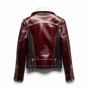 Veste en cuir et fourrure de qualité supérieure, résistante, pour occasions formelles. Ceci est un produit qui respire la solidité et la durabilité. Veste d'hiver qui dure vraiment - Product Image 2