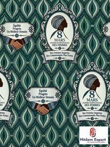 Tela Africana de Alta Calidad con Estampado de Cera, Textil de Algodón Ankara, Día Internacional de la Mujer 8 de Marzo, Fabricante OEM ODM, Venta al Por Mayor - Product Image 2