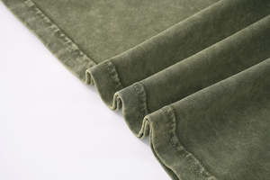 T-shirt délavé à l'acide de haute qualité, coupe oversize, avec logo personnalisé, style vintage, coupe carrée, t-shirts vierges - Product Image 6