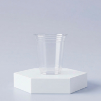 Gobelet jetable en plastique PP PET pour boissons froides du Vietnam avec couvercle 95 mm pour café glacé et bubble tea