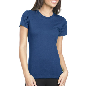 Camiseta Casual 2026 para Mujer, 100% Algodón, con Logotipo Personalizado Bordado, Suave, Cómoda, Elástica, Top Corto, Tallas Grandes, Ecológica, Venta al Por Mayor - Product Image 3