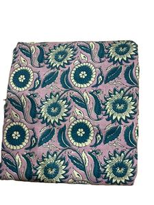 Premium Organic Eco-Friendly Cambric Cotton Fabric with Floral and Striped Designs for Home Decor Bags Trendy Outfits - Product Image 3