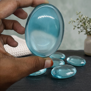 Piedra de Obsidiana Acuática de Cristal Pulida a Mano para Meditación, Reiki, Decoración del Hogar y Regalo - Product Image 1