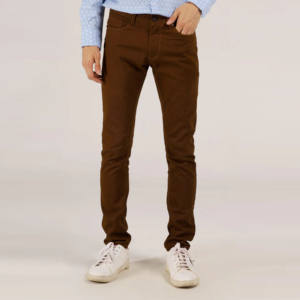 Pantalones Chinos Casuales Cómodos de Corduroy Lavado para Hombre, Estilo Urbano, con Frente Liso, para Niños, Venta al por Mayor Personalizada - Product Image 1