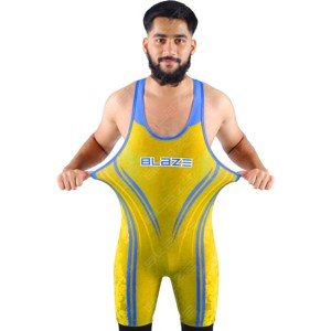 2025 Meilleure vente de haute qualité personnalisé adulte équipe lutte Singlet concevoir votre propre Logo lutte Arts martiaux porter - Product Image 2