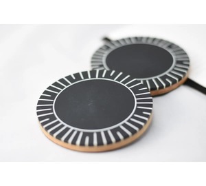 Luxury Wooden <b>Coaster</b> Set with Smooth Finish Decorative Cup Mats for Home Decor At Best Price - Product Image 5