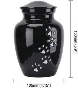 Urnas Decorativas de Acero Inoxidable Modernas y Ecológicas para Cenizas de Mascotas, Suministros Funerarios Pequeños al por Mayor - Product Image 2