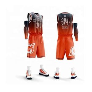 Uniformes Deportivos Personalizados para Equipos, Camiseta de Baloncesto con Cuello en V Sublimada, Conjuntos de Uniformes para Adultos, Antibacterianos, de Secado Rápido, 100% - Product Image 6