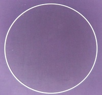 Grands anneaux en fer de 30 cm, épaisseur 3,5 mm, pour artisanat, cadres métalliques, fabrication de couronnes, macramé, attrape-rêves, décoration de mariage, abat-jour