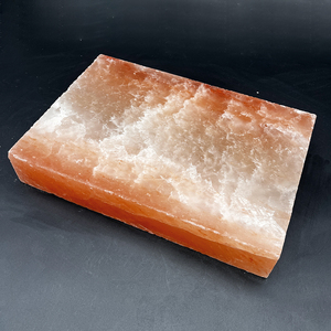 Bloque rectangular de sal del Himalaya pulido, piedra mineral natural, azulejo decorativo para decoración del hogar, decoración de interiores - Product Image 6