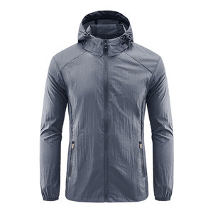 Chaquetas Cortavientos de Nailon Delgadas con Cuello Alto, Impermeables y Resistentes al Viento, Ligeras, para Hombre, Personalizadas por el Fabricante - Product Image 3