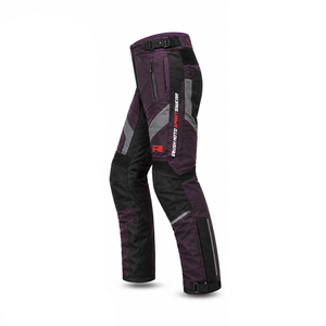 Pantalon de protection pour motard d'hiver, pantalon de moto imperméable en textile avec doublure thermique, protection des genoux, coutures renforcées - Product Image 5