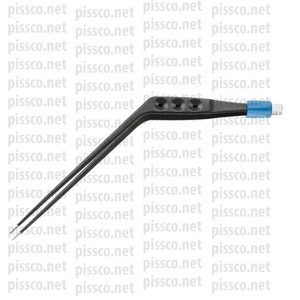 Pissco-Forceps Bipolar rectos de fábrica, 180 mm (7) de longitud de trabajo de 70 mm (2 34) de ancho aislado en forma de bayoneta de 0,40mm - Product Image 6