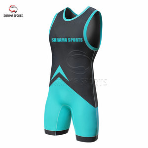 Singlet de Lucha Personalizado con Impresión Completa por Sublimación, Singlets de Lucha de Compresión con Tela Antibacteriana - Product Image 2