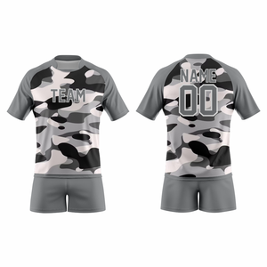 Conjunto de Uniforme de Fútbol Personalizado para Clubes Deportivos, Camiseta de Fútbol Unisex de Manga Corta con Estampado Sublimado, Uniforme de Entrenamiento para Equipos de Fútbol - Product Image 2