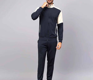 Nouveaux survêtements d'hiver décontractés pour hommes en coton respirant à capuche, couleur unie, logo personnalisable, polaire réversible, coupe classique - Product Image 4