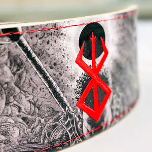 Anime Inspired Cowhide Leather 10MM Anime Belt Double Prong Weightlifting Anime Belt <b>Trainer</b> Exercise Back Support Leather Belts - Product Image 2